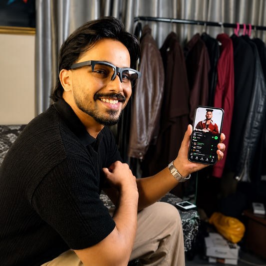 SmartChashma – Smart Bluetooth Glasses with Audio & Calls